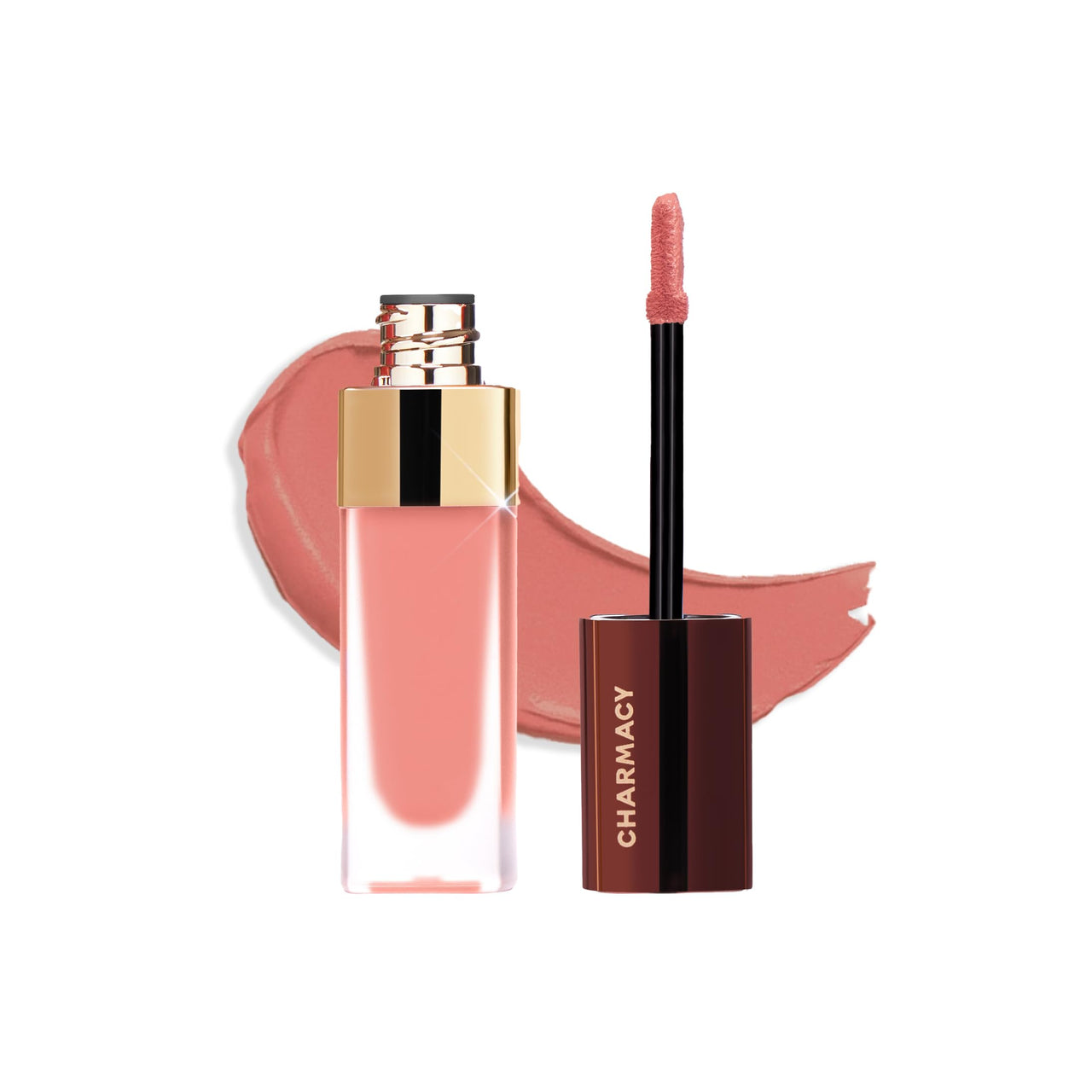 Charmacy Milano Stunning Longstay Liquid Lipstick (Sand Storm 07) - 5.6 ml, Velvet Intense Matte Finish, 12 Hours, SmudgeProof, WaterProof, KissProof, One Swatch Application