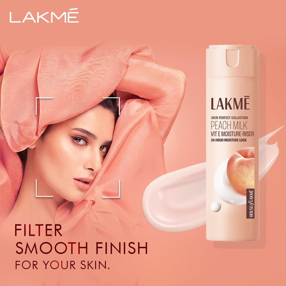 LAKMÉ Peach Milk Moisturizer Body Lotion 60 Ml (Pack of 2)