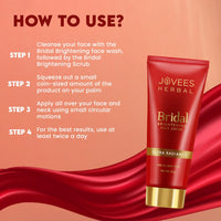 Jovees Herbal Bridal Face Creme | For Natural Glow and Brightness | Ultra Radiance, Hydrated and Flawless skin | Daily Use | For All Skin Types 60 GM
