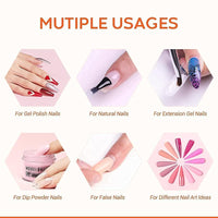 Bolt Bee No Wipe Base Coat,15ml for Gel Nail Polish Soak Off LED Nail Lamp Gel Base Coat Upgraded Formula Long-Lasting DIY Home and Nail Salon
