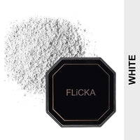 FLiCKA Dust if Off Loose Powder For Face Makeup| Weightless Loose Powder With Smooth & Matte Finish| Suitable For All Skin Types| 01 White, 7g