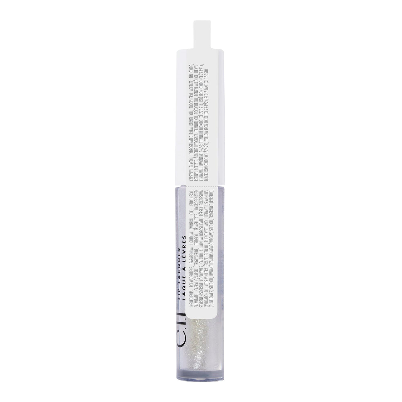 e.l.f. Lip Lacquer, Moisturizing, Shiny, Non-Sticky, Long Lasting, Glossy Finish Provides Maximum Color, Glides On, Bubbles, 0.08 Fl Oz