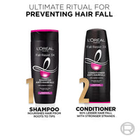 L'Oreal Paris Fall Resist 3X Anti-Hairfall Shampoo, 75ml (With 10% Extra)