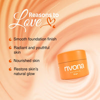 Rivona Naturals Honey & Saffron Face Cream | Brightening face cream with niacinamide and kojic | Glowing and Nourishing Skin | For Men,Women |Vegan,Dermatologically | 50 gm