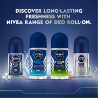 NIVEA Men Fresh Woody Protect And Care Roll On, 50Ml, Pack Of 1