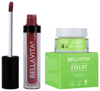 Bella Vita Organic EyeLift Hydrating Natural Under Eye Cream Gel Kiss-Proof 4.5 ml 18-hr Stay Waterproof Intense Moisturisation Dusty Nude