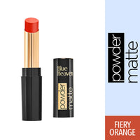Blue Heaven Powder Matte Lipstick Fiery Orange