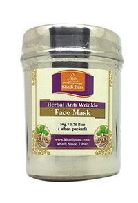 Khadi Pure Herbal Anti Wrinkle Face Mask, 50 g