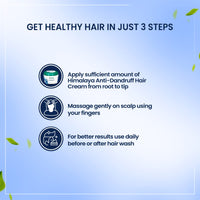 Himalaya Anti-Dandruff Hair Cream | Removes & Prevents Dandruff | Non Sticky Oil Replacement Hair Cream | Soothes Scalp | With Tea Tree Oil & Tulsi | For Women & Men | 100ml