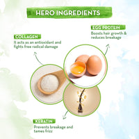 Mamaearth Eggplex Conditioner With Egg Protein & Collagen For Strong & Shiny For All Types Hair, Fresh, 250 Millilitre