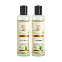 Khadi Natural Ayurvedic Aloevera Moisturiser Lotion| Long lasting hydration|Nourishes skin deeply|Free from harsh chemicals| Pack of 2| (210 * 2) (420 ml)