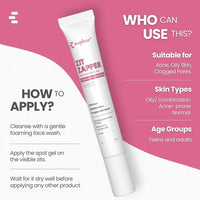 Euphor Teens | Acne Spot Corrector | ZIT ZAPPER Gel | Soothing, Invisible and Non-drying | Anti-Acne, Blackhead remover | Oily and Acne-prone Skin | 2% Salicylic Acid, Neem Extract, Zinc PCA, Niacinamide | PEG-free, Paraben-free, Sulphate-free | For 15yr+