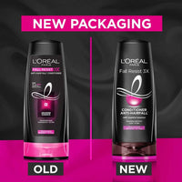L'Oreal Paris Fall Resist 2 Step Combo for Hair Fall Control - Shampoo-650ml + Conditioner-71.5ml