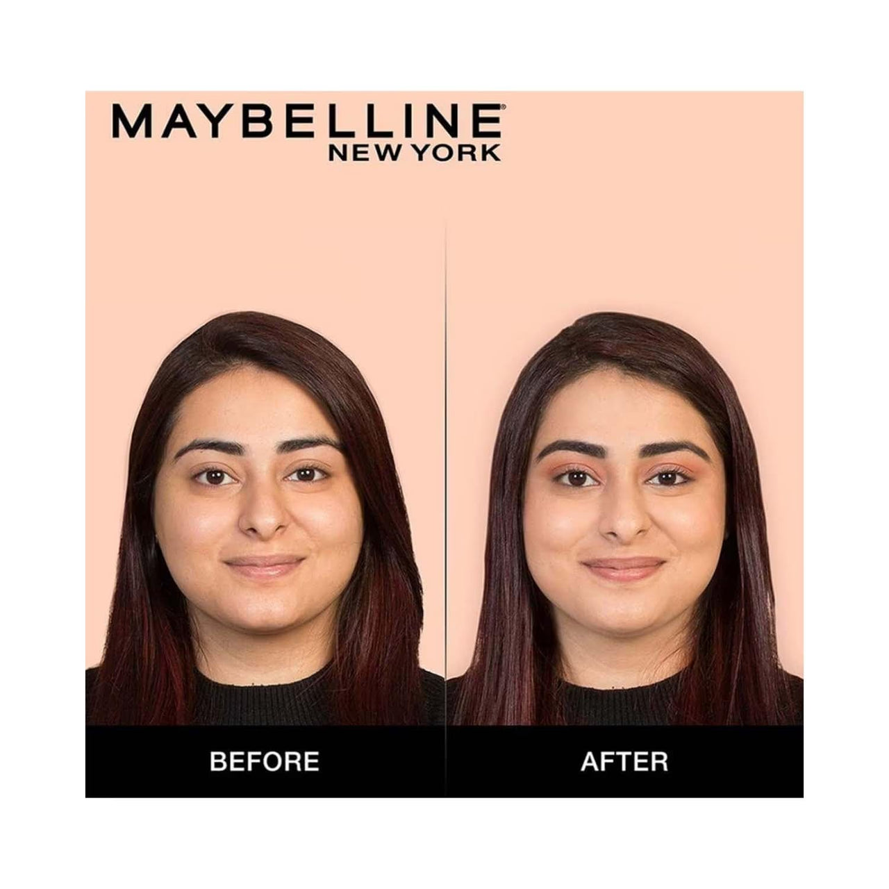 Maybelline New York Fit Me Matte + Poreless Liquid Foundation Tube For All Skin Types, Spf 22-18Ml + Fit Me Matte + Poreless Compact Powder, Spf 32 +++, 6G (Shade 220 Natural Beige) (2 Item In Set)