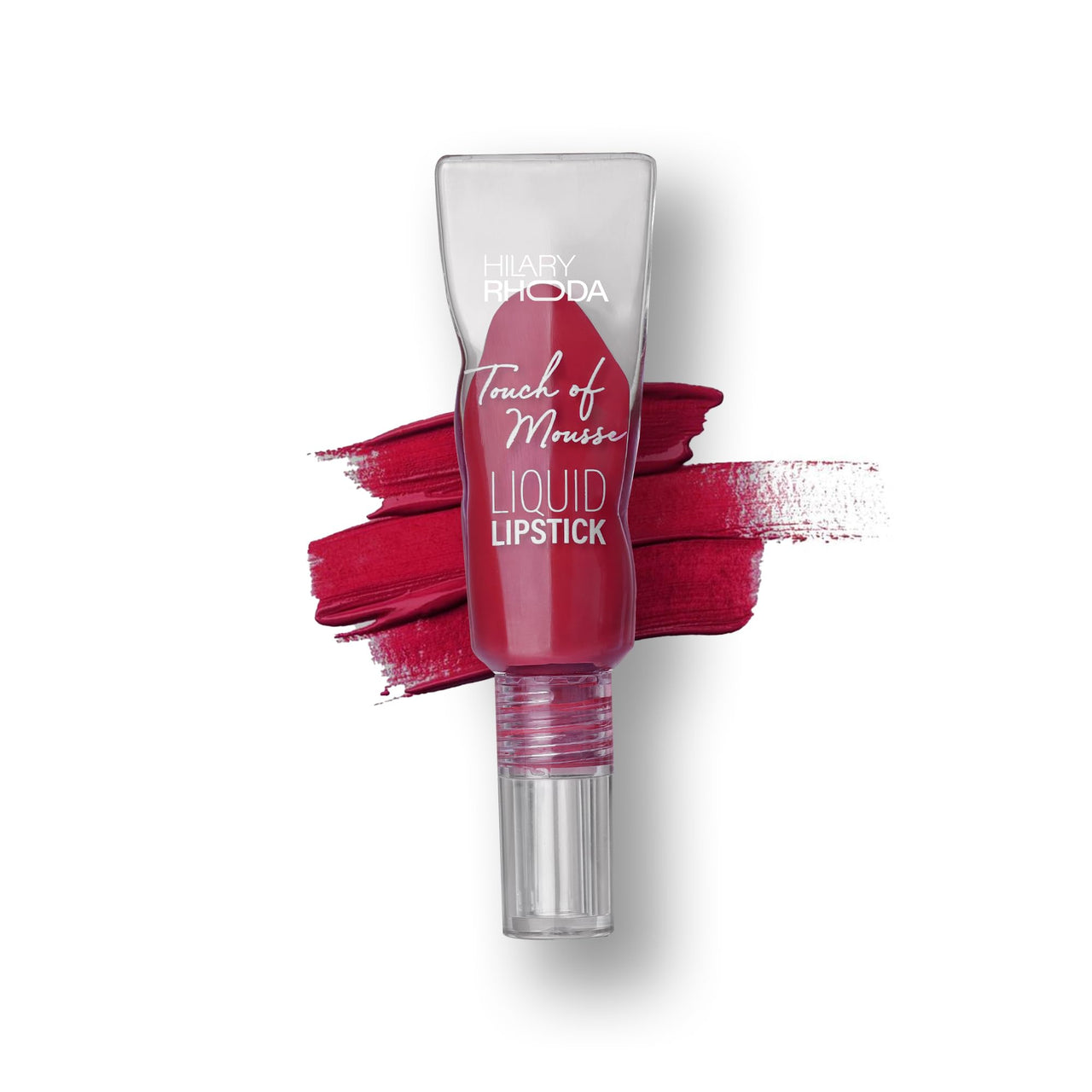 Hilary Rhoda Touch Of Mousse Lipstick | Matte Finish & Long Lasting | Infused with Vitamin E | Weightless & Liquid Lipstick with Mousse Finish | Smudge & Water Proof | Vegan - 5ml (Ruby Pink - Shade 08)