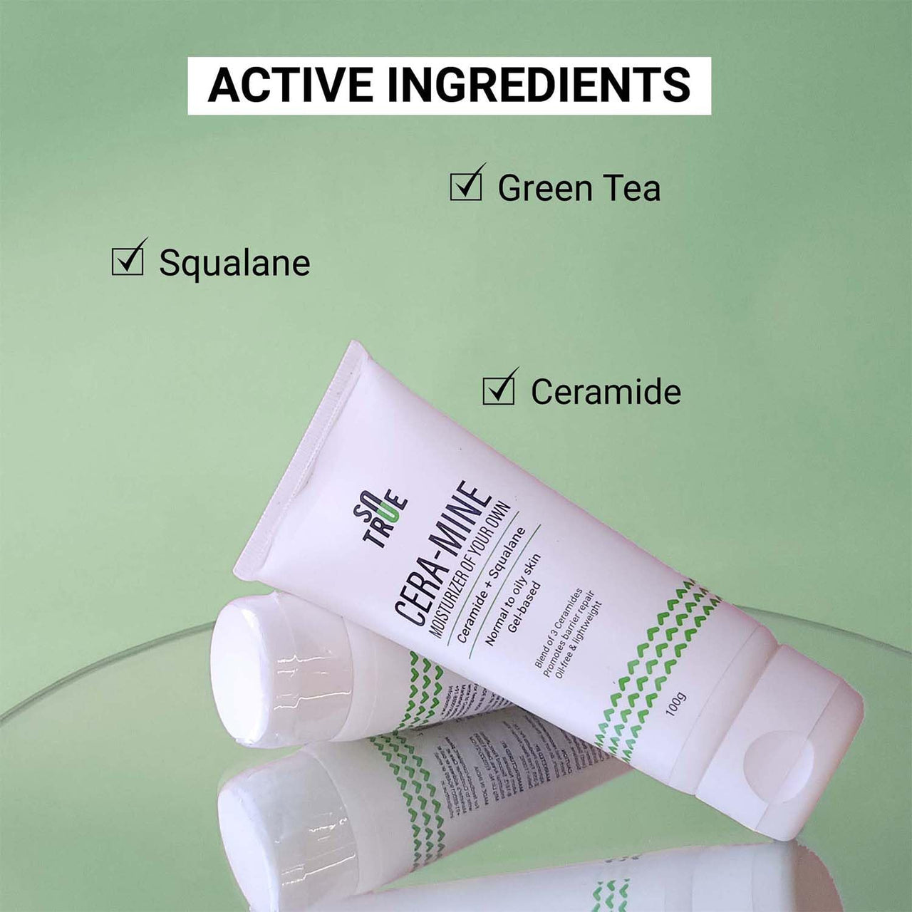 Sotrue Ceramide Gel Face Moisturizer for Oily & Acne Prone Skin | Oil-Free Gel Moisturizer With Squalene |Fast Absorbing For Women & Men | 100g