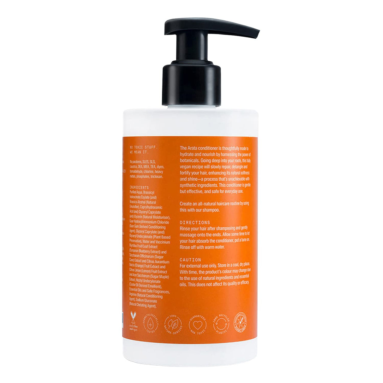 Arata Paraben & Silicon Free Hair Conditioner -300 Ml | With Maple, Sugarcane & Blueberry Extracts | Vegan & Cruelty-Free for Healthy & Smooth Hair | For Women & Men