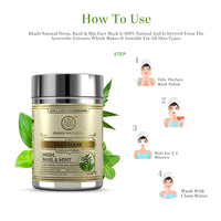 KHADI NATURAL Neem, Basil and Mint Anti Acne Face Mask, 50g