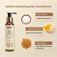 Vedix Customized Ayurvedic Hair Care Kit for Dry Scalp & Straight Hair | Combo