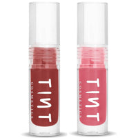Tint Cosmetics 2.5ml Set of 2 Lipgloss, Brick Red & Pink, Non Sticky, Hydrating, Light Weight, Long Lasting, High Shine & Soft Natural Liquid Lip Gloss For Girl & Women (Honey & Pixie)