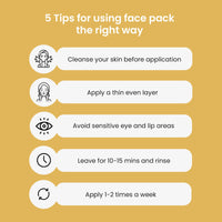 Karrot Natural Skincare 24K Gold Face Pack for Bright and Glowing Skin, Hydrates and Replenishes Cell Growth, Contains Avocado Oil, Sandalwood, Honey, For Women and Men, All Skin Types, 100gms