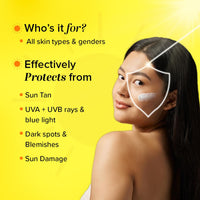 Khadi Natural Vitamin C + Hyaluronic Acid Sunscreen Aqua Gel Spf 50 Pa+++ & Watermelon & Niacinamide Sunscreen Aqua Gel Spf 50 Pa+++ Combo Pack For All Skin Types| (100Gm Each)