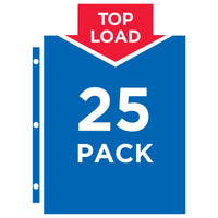 Avery Clear High-Capacity Sheet Protectors, Hold 50 Sheets, Heavyweight, 25 Multi Page Protectors (74171) (Pack of 2)