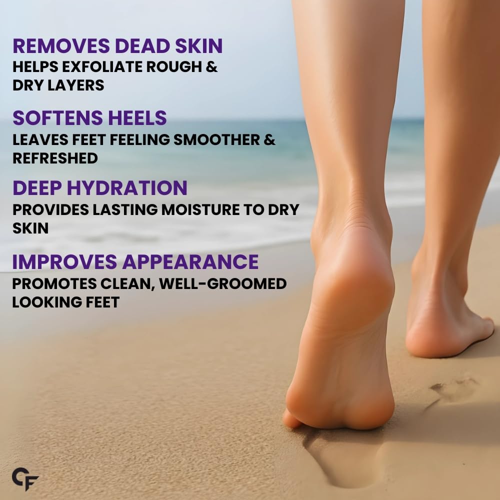 Carbamide Forte Peeling & Exfoliating Foot Peel off Mask for Dry & Calloused Feet | Foot peeling mask With 15% Glycolic Acid, 4% Lactic Acid & Aloe Vera | Helps Remove Dead Skin, Soften Cracked Heels & Calluses | 1 Pair (40g)