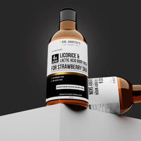 Dr. Sheth’s Licorice & Lactic Acid Body Wash | For rough, bumpy & strawberry skin | Exfoliates & evens skin tone | 4% (Licorice Extract, Lactic Acid, Salicylic Acid, Willow Bark) | Sulphate Free | Gentle Exfoliating Shower Gel | Removes Tan & Dead Skin |