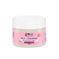 Globus Natural Rice Ceramide Revival Face Cream, Enriched with Sunflower & Coffee, For Velvety Soft Skin, 50 gm