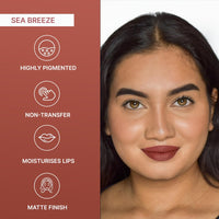 Love Earth Liquid Mousse Lipstick 2.O Matte Finish Combo Kit | Lightweight, Non-Sticky, Non-Drying,Transferproof, Waterproof Lipstick Set | Multicolor Mini Liquid Lipstick - (2Ml X 9) 18Ml