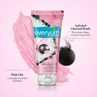 Everyuth Naturals Anti Pollution Pink Clay & Charcoal Scrub 100g