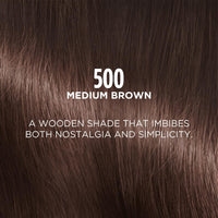 L'Oreal Paris Casting Creme Gloss Hair Color - 500 Medium Brown (87.5g+72ml) + Total Repair 5 Shampoo 82.5ml