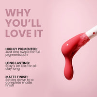 Seven Seas Feather Light Liquid Lipstick | Matte Finish Liquid Lipstick | Long Lasting | Non Transfer | One Coat Application | Stay Upto 12 Hours (306, 6ml)