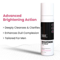 ThriveCo Brightening Pro Serum for Men | Kojic acid, Vitamin C & Diacnemide™ | Skin Brightening, Acne Control & Boosts Hydration | Fades dark spots & Reducess Dullness | For All Skin Types | 30ml