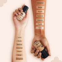 The Derma Co 2% Niacinamide High Coverage Matte Foundation With 1% Hyaluronic Acid & Spf 40 Pa+++ For 12 Hour Long Stay & Oil Control - 06 Beige, All
