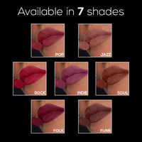 RENEE Matte Lock Lipstick- Folk, Moisturizing, Long Lasting & Weightless Formula, Intense Color Pay Off with Ultra-Matte Finish, Enriched with Avocado oil, Vitamin E, D & Beta-Carotene, 3.5 Gm