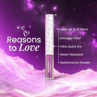 Charmacy Milano Stellar Duo-Chrome Eyeliner - Sirlus 1, Smudgeproof, Quick Dry & Long Lasting Eyeliner, Vibrant Eye Makeup For Women, 8 Shades (1.5 gms)