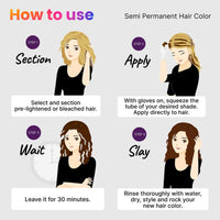 2.Oh! Italian- Hazelnut Brown Hair Color For Women & Men | Ammonia-Free DIY Semi Permanent Hair Color | Enriched with Argan Oil | Lasts upto 12-15 Washes