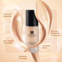StarStruck by Sunny Leone Luminosity Infusion Foundation for Fair Skin - Ivory, 30ml