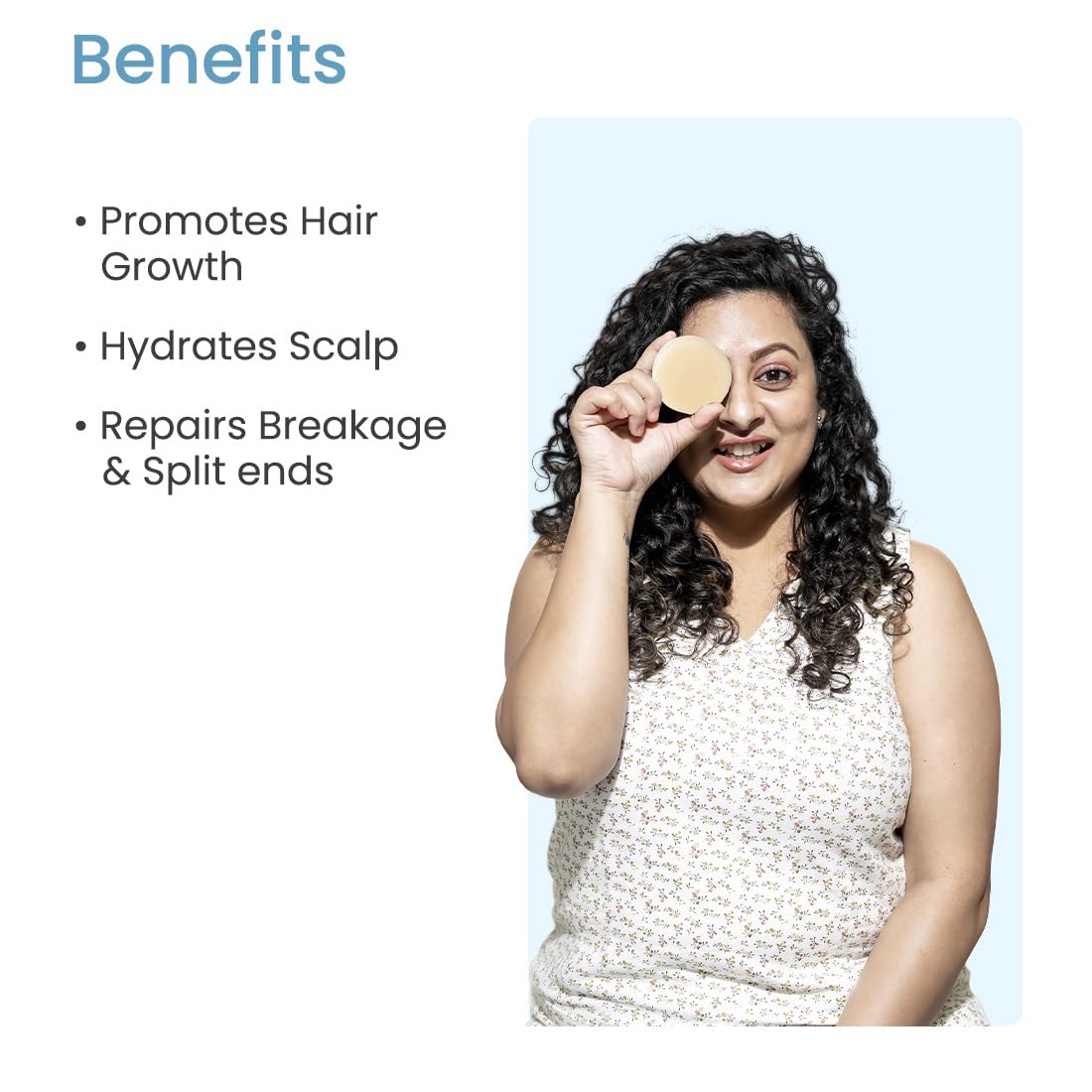 Earth Rhythm Organic Hair Conditioner for Frizz, Dryness, Splitends | Hydrates & Adds Shine & Volume| Contains Tamanu oil & Shea Butter| Men & Women | Sulphate and Paraben Free - 80g