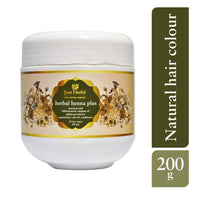 Just Herbs Herbal Henna Plus & Just Herbs Tinted Lip Balm for Men and Women with SPF 20+ for Dark Lips to Lighten 4 g (Beetroot) Combo