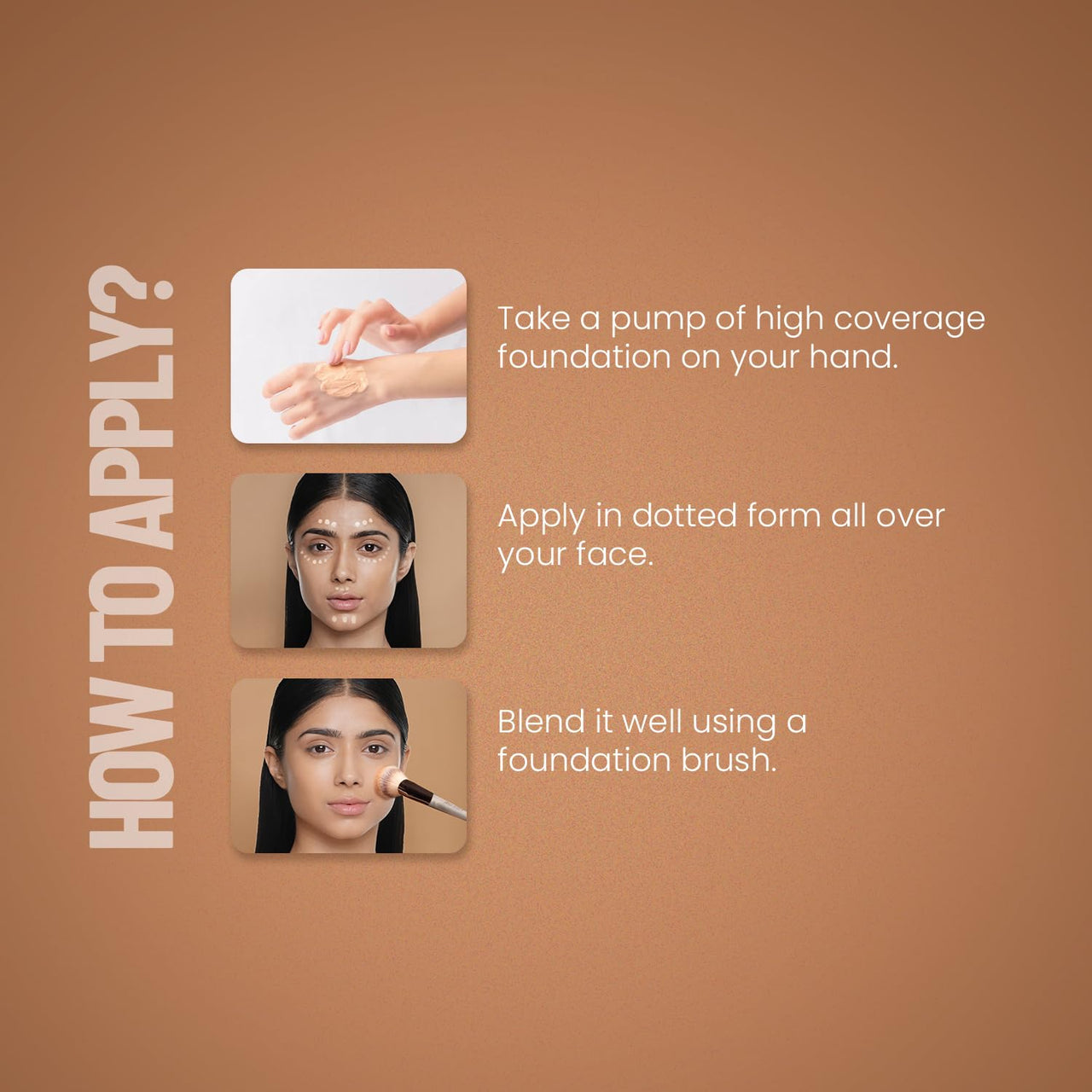 Swiss Beauty High Performance Foundation | Water-Resistant | Medium To Buildable Coverage Liquid Dewy Finish | Lightweight | Easy To Blend | With Vitamin C & Niacinamide | 07 Natural Buff, 55G