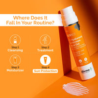 The Derma Co 1% Hyaluronic Sunscreen Aqua Gel SPF 50 PA++++ | For Oily, Dry, Acne-prone Skin | Ultra Lightweight Texture | Non-Greasy | No White Cast | Broad Spectrum Protection & Blue Light Protection | For Men & Women | 50 g