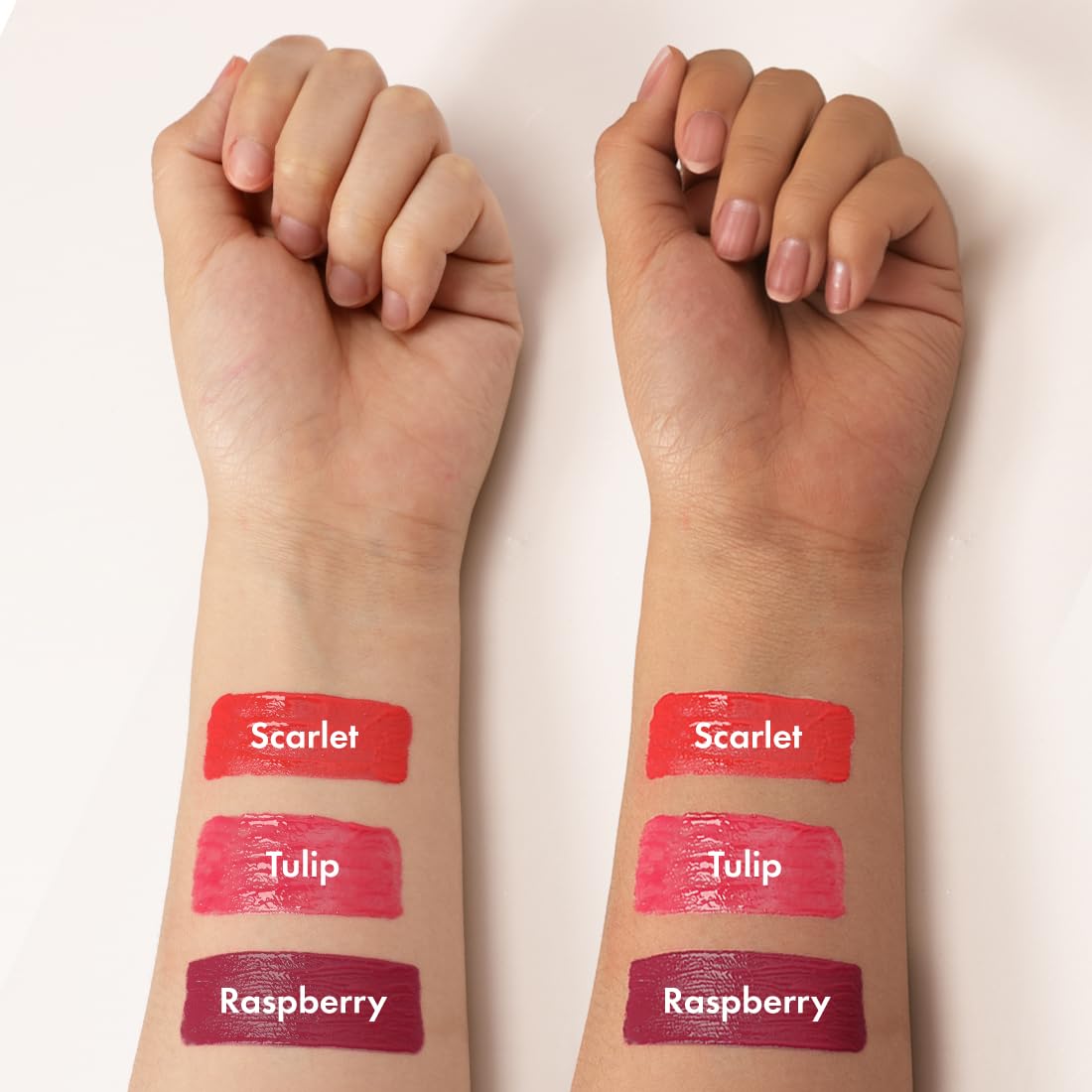 mCaffeine Shades Lip & Cheek Glow Tint | Multipurpose & Blendable | Longlasting Dewy Finish | Hydrating & Nourishing | Highly Pigmented Gel Formula | Lipstick | Blush for Women - Shade: Tulip | 3 ml