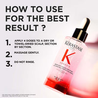 Kérastase Genesis Anti-Hair Fall Serum 90ml | Hair Serum for Hair Fall Control | Strengthens Hair | Infused with Aminexil 1.5%, Ginger Root & Caffeine