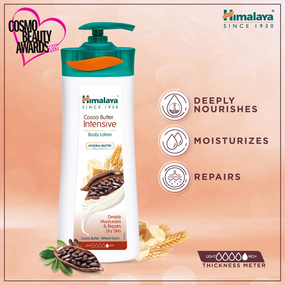 Himalaya Anti Hair Fall Shampoo with Bringaraja, 1000 ml and Himalaya Herbals Cocoa Butter Intensive Body Lotion, 400ml