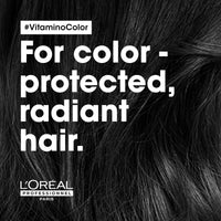 L'OREAL PROFESSIONNEL PARIS Serie Expert Vitamino Shampoo 300 Ml, For Coloured Hair & Serie Expert Liss Unlimited Blow Dry Serum 125 Ml