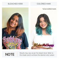 2.Oh! Italian- Aqua Marine Hair Color DIY Kit | Semi Permanent Hair Color + Hair Bleach for Hair Color | Hair Highlights for Women & Men | Hair Bleach with Plex & Argan oil| Lightening Kit