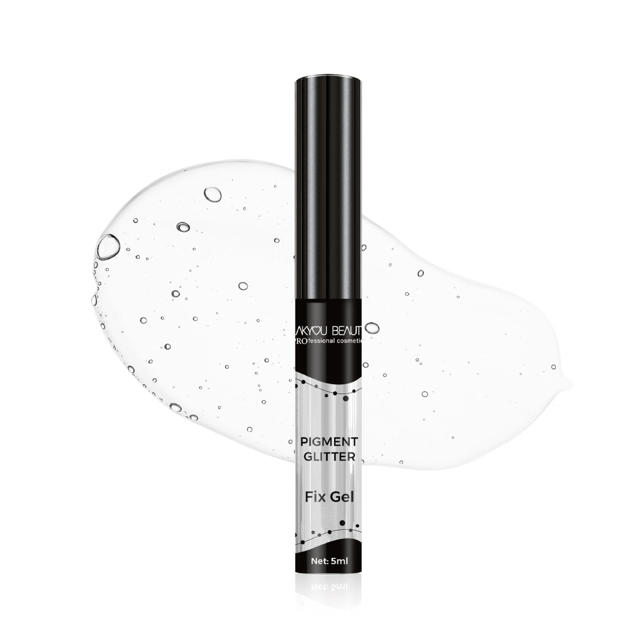 Lakyou Beauty Pigment Glitter Fix Gel | 6ml | Loose Eyeshadow Pigment Fixer